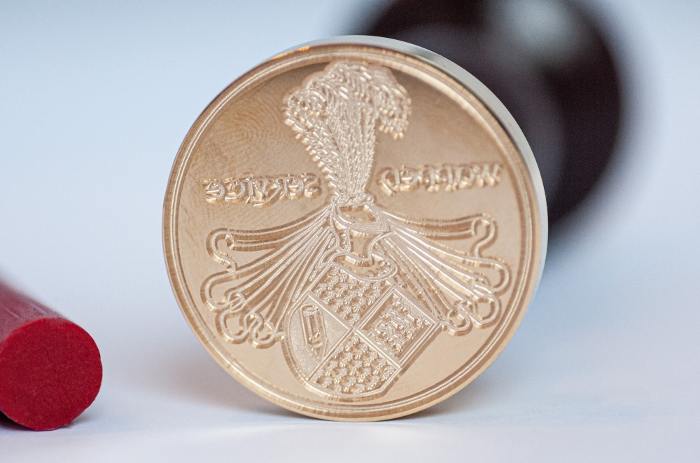 Siegelstempel mit Wappen